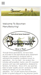 Mobile Screenshot of bowmanmanufacturing.com